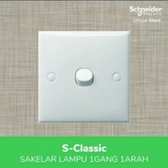 Schneider Electric S-Classic Light Switch - 1G 2G 3G E31 E32 E33 WE