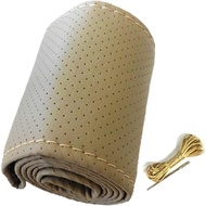 Penutup Roda Stereng Kulit, Jahitan Roda Stereng Kereta 15 inci Pada Balutan dengan Benang Jarum Jah