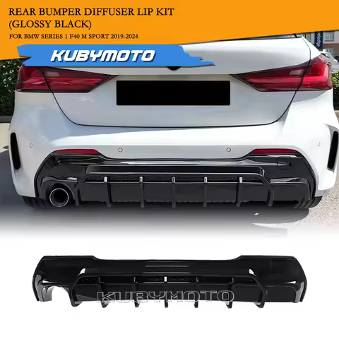 Car ​Rear Diffuser Lip Lower Spoiler Splitter For BMW 1 Series F40 M Sport 2019-2024