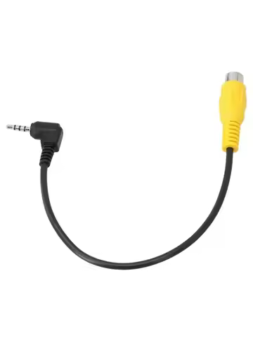 Car AV Input Converter Cable To 2.5mm AV Converter Cable Car Rear View Reverse Parking Camera To Car
