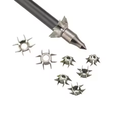30/60pcs Hunting Broadheads,Stainless Steel Arrow Head for Crossbow