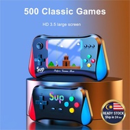 X7M 500 Games In 1 Dual 2 Players Rechargeable Classic Handheld Arcade Gameboy Toys Childhood Gaming