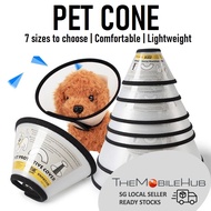 Pet Dog Cat Adjustable Cone Elizabeth Collar Comfortable Collar Cone Recovery Protection Lightweight