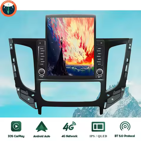 Carplay Android Auto Car Autoradio Stereo Multimedia DVD HU For Mitsubishi Triton L200 2015 - 2019 G