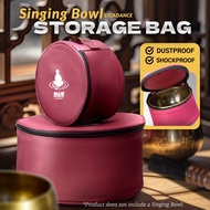 Oxford Fabric Singing Bowl Bag Oxford Fabric Waterproof Multiple Sizes Portable for Tibetan Bowl Sto
