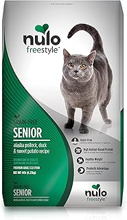 Nulo Freestyle Senior Dry Cat Food, Premium Natural Grain-Free Cat Kibble with Antioxidants for Immune Support and High Animal-Based Protein