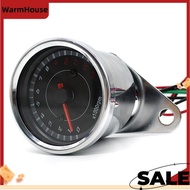 Analog RPM Gauge 1000RPM Motorcycle Tachometer DC 12V Blue LED Backlight Tacho Meter