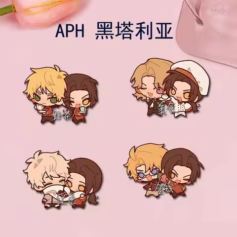 Axis Powers Hetalia Acrylic Brooch Pin Cosplay Badge Jewelry Accessories For Clothes Backpack Gifts