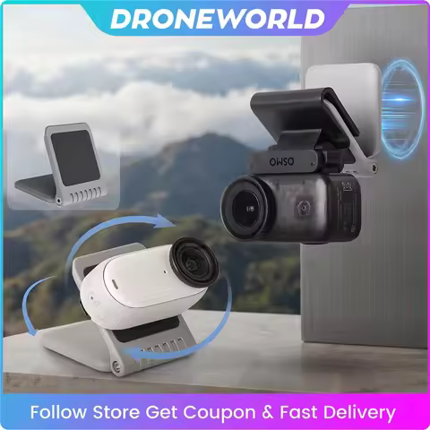 Universal Camera Magnetic Mount Base for DJI Osmo Nano Desktop Storage Stand For Insta360 GO Ultra/3