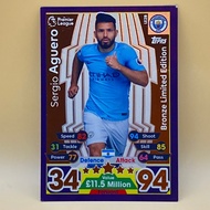 Topps Match Attax 17/18 "SERGIO AGUERO" LE2B Bronze L/E Near Mint Condition
