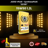 JETRON BLACKGOLD JS-3112 Synthese"PLUS" ESTER 1.2L 15W50 4T Motorcycle Engine oil Minyak Pelincir Mo