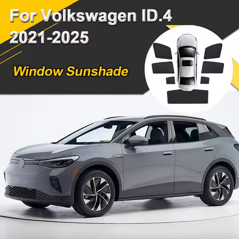 Car Sun Shades For Volkswagen VW ID4 ID.4 2021 2022 2023 2024 2025 Sunshades Magnetic Heat insulatio