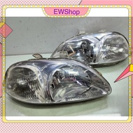 USED TYC Head Lights Lamps Honda Civic SO4 SO3 EK3 EK4 1996-1998 Front Head Light Lamp Lampu Depan