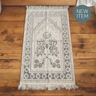 Muji-Inspired Turkish Prayer Mat - AYDIN Brand | Soft Velvet Sejadah (Made in Turkey)