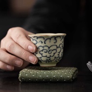 Beige Ru Kiln Open Slices Can Raise Auspicious Clouds Kung Fu Tea Cup Personal Dedicated Ceramic Mas