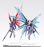 bandai metal build STRIKE FREEDOM GUNDAM SOUL BLUE & WING OF LIGHT OPTION SET & DESTINY GUNDAM SOUL 