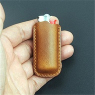 手工 复古 牛皮套  BIC J5 迷你火机套