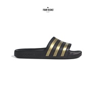 Adidas Adilette Aqua Slides Gold Metallic Unisex EG1758 - 100% ORIGINAL OFFICIAL