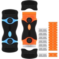 16PCS Extended Cleaning Tool Sealant Organizer Scraper Double-Sided Scraper Trimmer Blade Combinatio