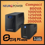 Neuropower Compact 800VA/1000VA/1250VA/1500VA/2000VA UPS