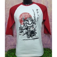 T shirt Mario Samurai 3q cotton