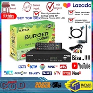 TOP BOX TV DIGITAL MATRIX BURGER DVBT2 / SET TOP BOX UNTUK TV TABUNG / STB TV BOX DIGITAL MURAH / ST