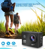 กล้องติดหมวก กล้องดำน้ำ กล้องมอเตอร์ไซค์ กล่องจักรยาน กล้องถ่ายใต้น้ำ Action Camera FHD4K WiFi