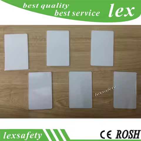 Fu Dan M1 F08 13.56mhz 1K ISO14443A Writeable Printable White PVC RFID Door Card Blank Proximity IC 