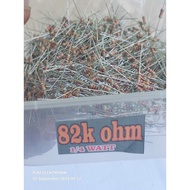 10 pcs resistors 1/4 watt 82k