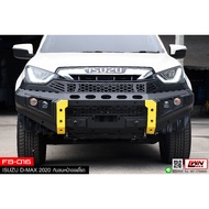 LWN4x4กันชนหน้าออฟโรด D-Max 2020-2022 กันชนเหล็กดำ OFF ROAD BUMPER รุ่น FB-016 ดีแมกซ์ Isuzu