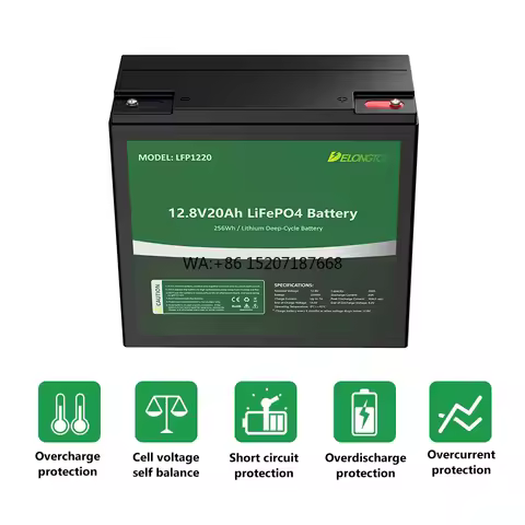 Home Lithium Ion Solar Storage Lifepo4 Battery Manufacturer Deep Cycle Battery 12 Volt 20ah 50ah Lif