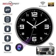 1080P Mini Wifi Wall Clock Camera Wireless Clock Camera Home Security Support
