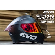 EVO HELMET GT-PRO MATTE BLACK (DUAL VISOR) with free clear lens