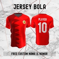 Bahrain National Team Football Jersey Custom T-Shirt Name and Back Number - 198