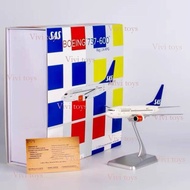 {{Vivi toys }} NG Models 1/200 Metal Airliner B737-600 Nordic Airlines LN-RPG Finished Product Model