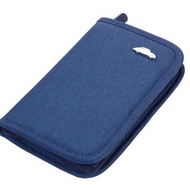 RFID 屏障旅遊護照日常卡夾包(藍)