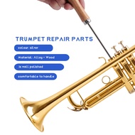 Trumpet Elbow Repair Horn Maintenance Wrench with Solid Wood Handle Trumpet Mouth Tools for Trumpet 