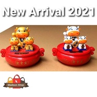 Solar Powered Buffalo Shaking Display Chinese New Year Gift New Solar Buffalo Toy