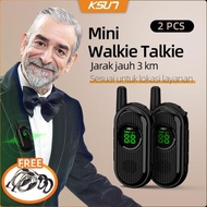 KSUN V9 Unit HT Walkie Talkie UHF Walky Talky Two Way Radio/Led