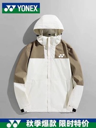 Mới nhập khẩu chính hãng YY Yonex vài Áo gió cầu lông thể thao ấm áo khoác áo khoác ngoài trời chống