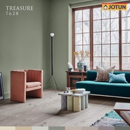SINAR JOTUN 7628 TREASURE 5 LITER ESSENCE COVER PLUS INTERIOR WASHABLE PAINT/CAT DINDING DALAM KILAT
