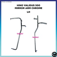 HINO VALIDUS 500 MIRROR ARM CHROME HIGH QUALITY HINO CHROME ACCESSORIES BATANG SIDE MIRROR