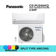 PANASONIC CS/CU-PU24AKQ 2.5hp Standard Inverter Split Type Aircon