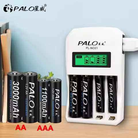 AA AAA 1.2V Rechargeable Battery 3000mAh Rechargeable AA Ni-MH Battery 3A AAA Rechargeable Batteries
