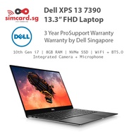 Dell XPS 13 7390 | 3 Year Dell Warranty | 13.3" Laptop FHD | Intel i7 | NVMe SSD | 8GB RAM | Lightweight Laptop