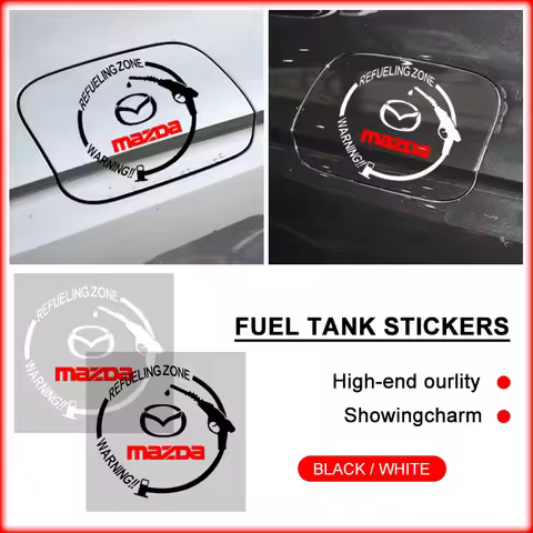 Car Logo Body Sticker Car Sticker Fuel Tank Sticker Decal Car Styling for Mazda 3 6 CX5 2 CX3 CX9 GJ