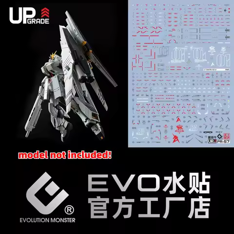 EVO Water Slide Decal PR-57 for RG FA-93 V HWS Expansion Set RX-93 NU V Mobile Suit Model Action Fig