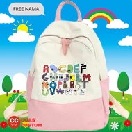 TAS ALFABET LORE TAS ANAK SEKOLAH