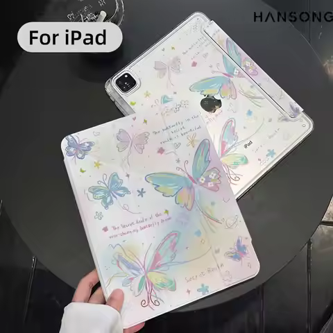 Y fold Butterfly Case for iPad (A16) 11th Gen 10th 10.2 9th 8th 7th Funda for iPad Air4 5 Air11 13 P