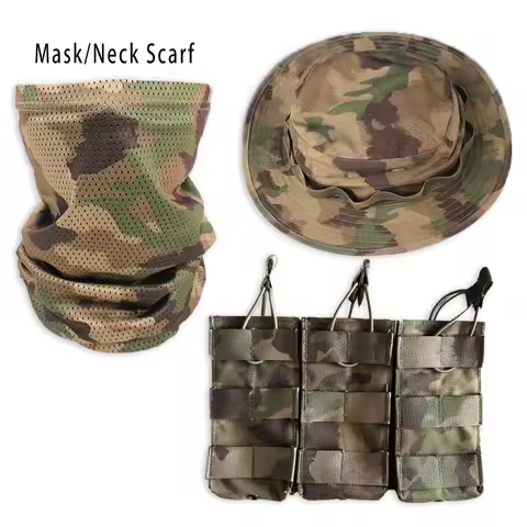 Customized TAZ16 Swiss Camouflage Fishmen Bonnie Hat tactical equipment - helmet cover/ triple/ Maga